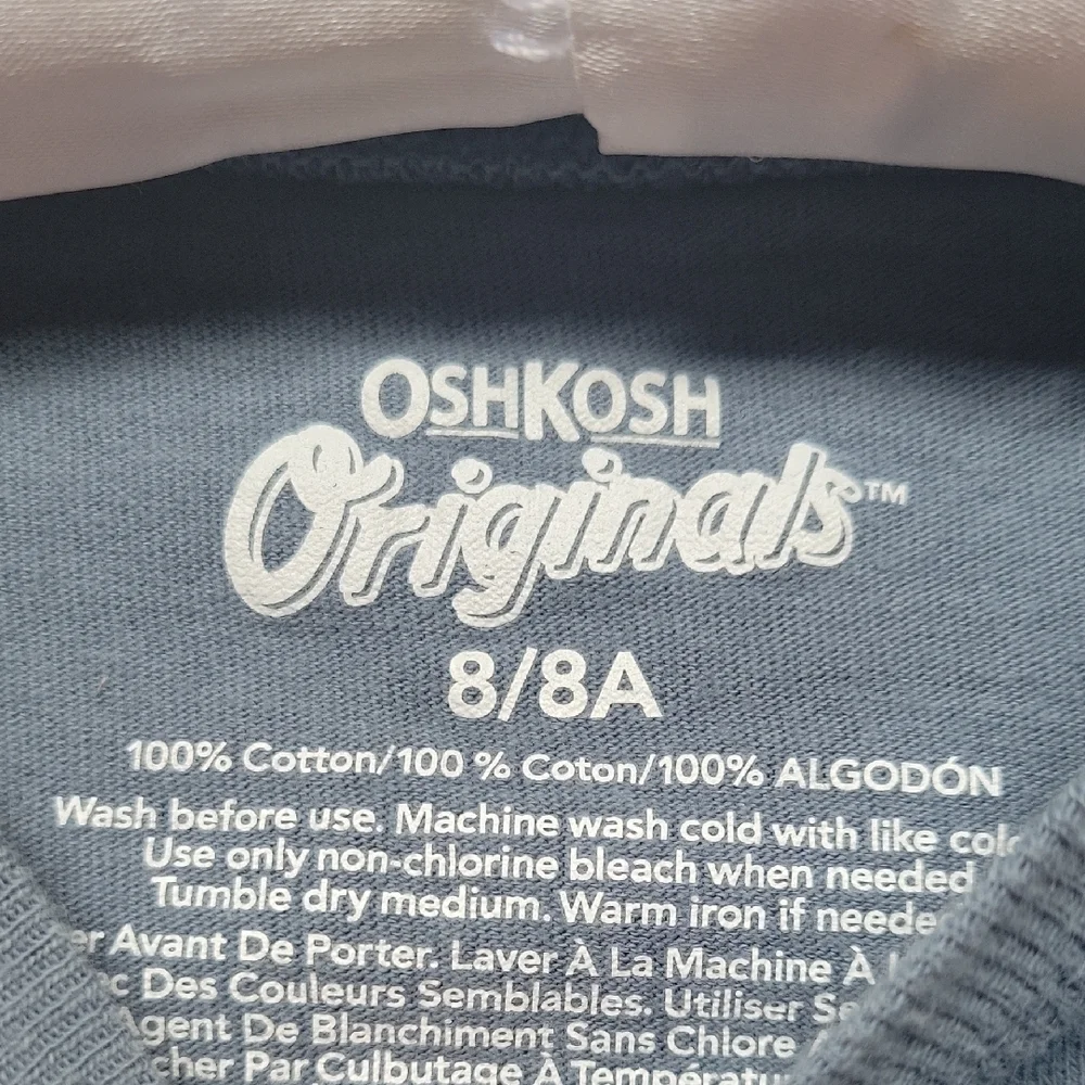 OshKosh B'gosh Blue Cosmic Warrior Tee SIZE 8